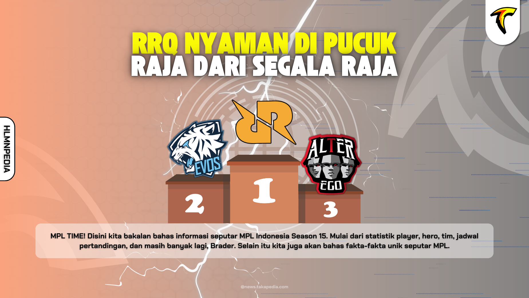 RRQ Masih Berada di Puncak Klasemen - MPL ID Season 15 Week 3